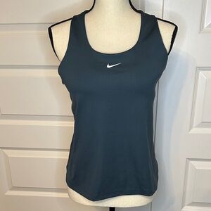 Nike DryFit Women's Dark Teal Sports Tank Top With Built In Support